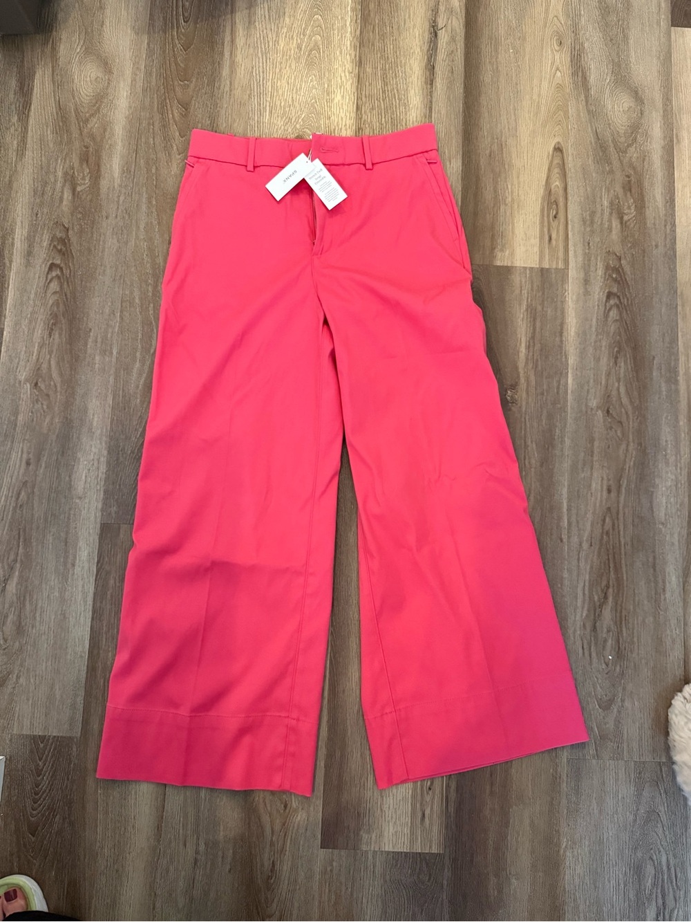 SPANX Wide-Leg Fuchsia Pink Dress Pants